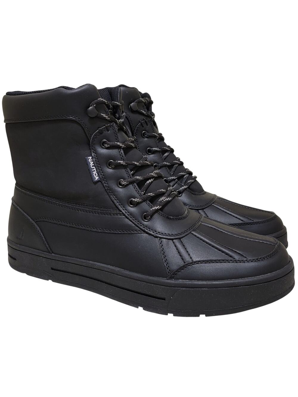 Nautica Men Lockview Cold Weather Winter Duck Boots Size US 10M Black